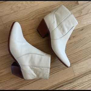 Madewell white boots